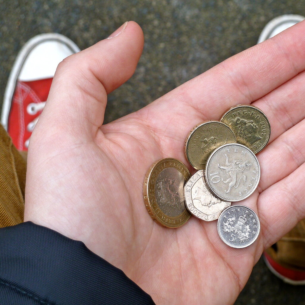 Skint.