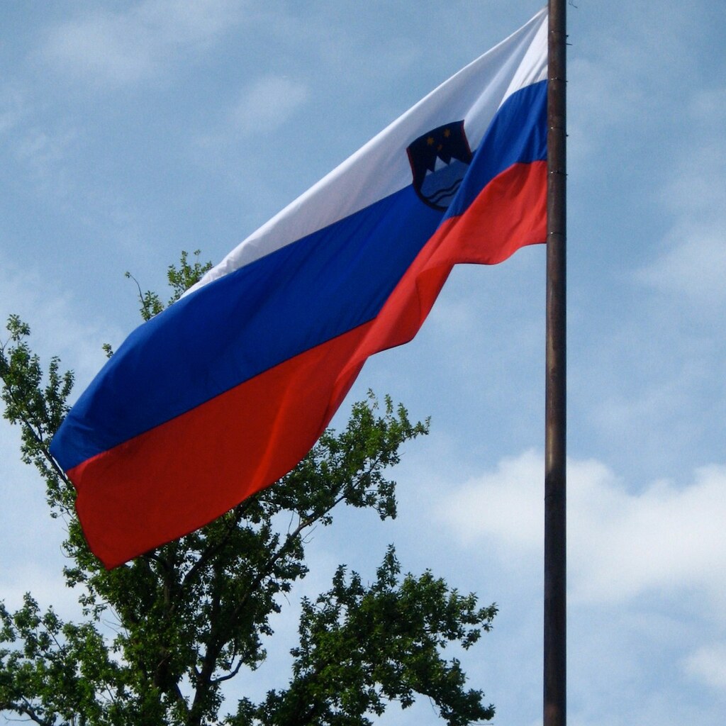Photo of the Slovenia flag