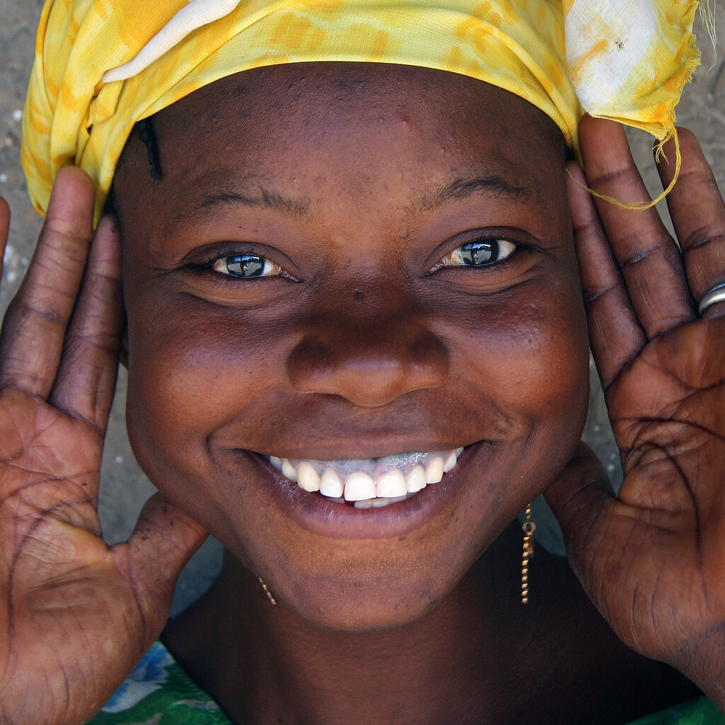 Photo of a woman smiling