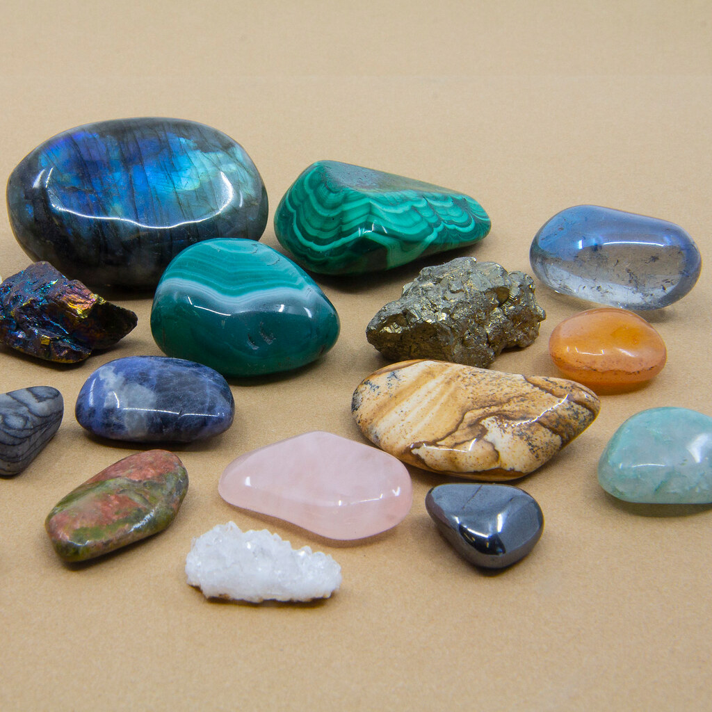 Photo of smooth polished stones