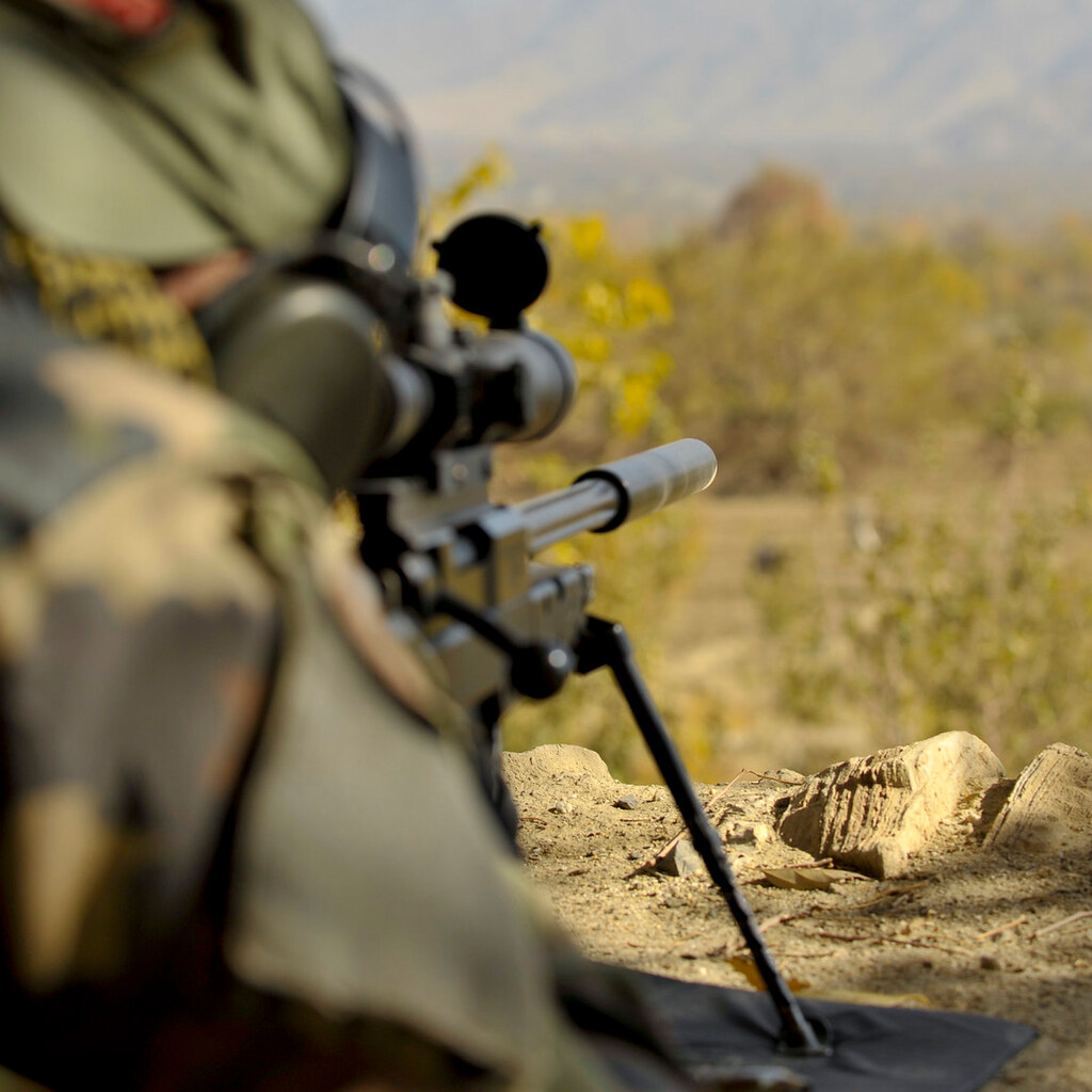 Photo of a sniper