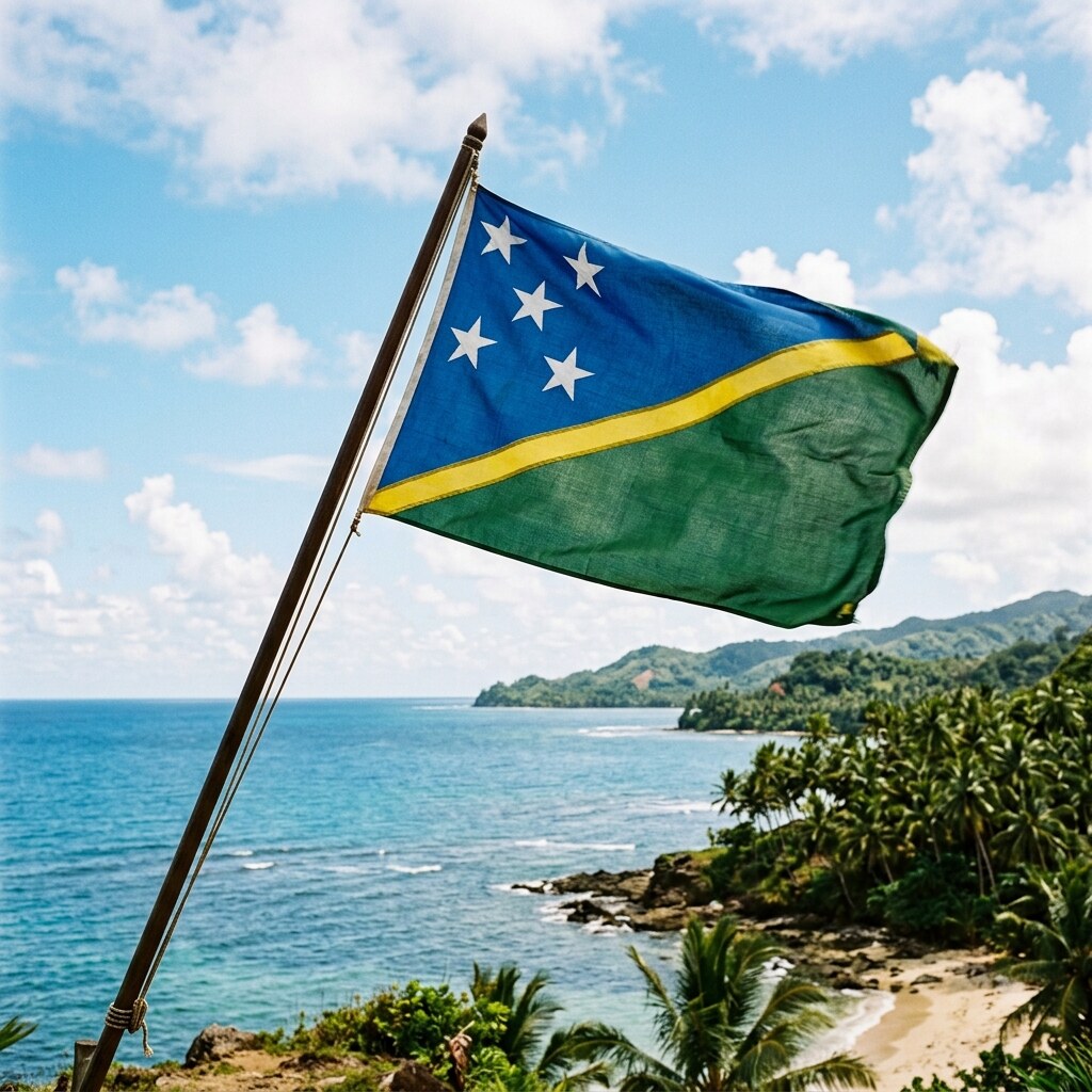 Generated image of the flag of the Solomon Islands