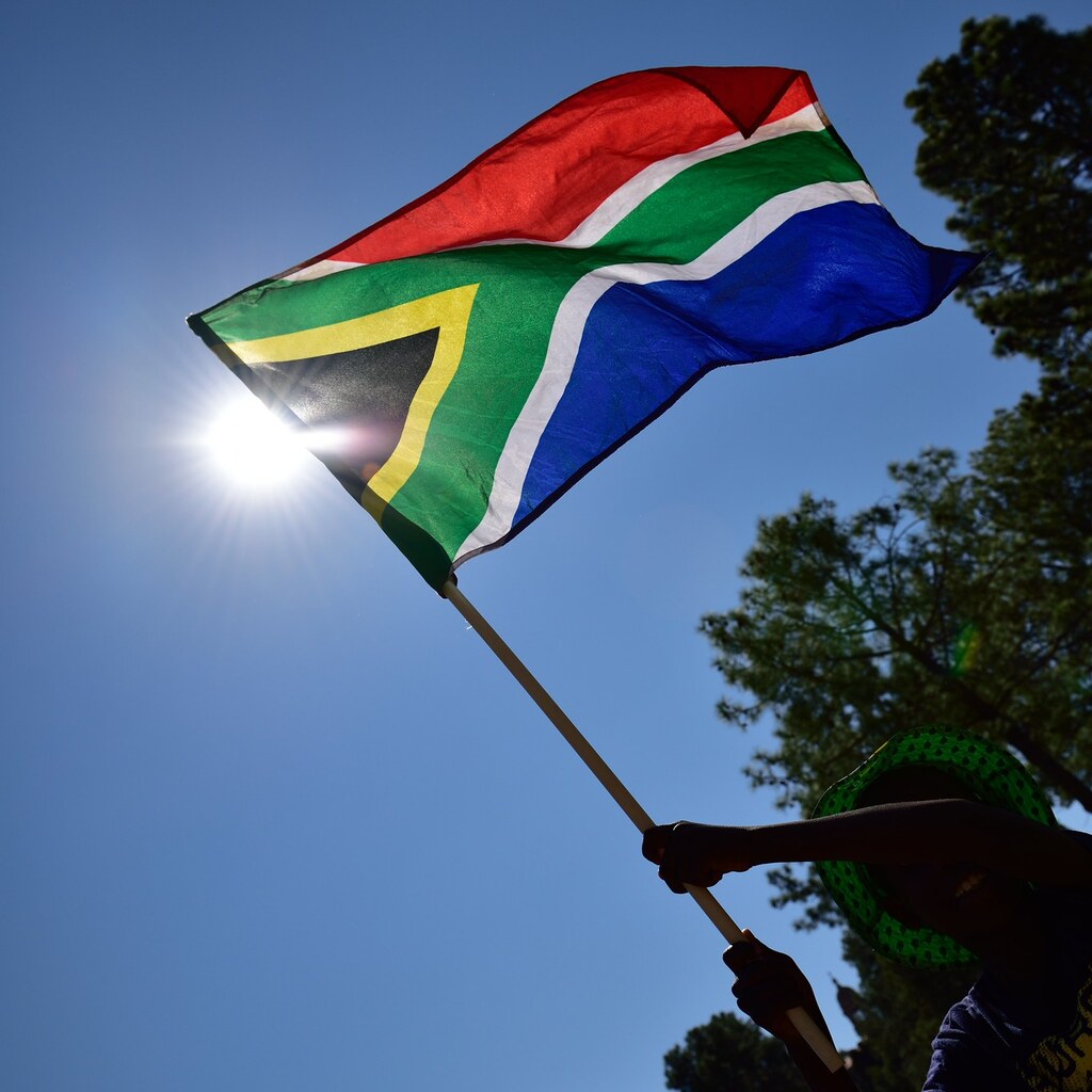Photo of the South African flag
