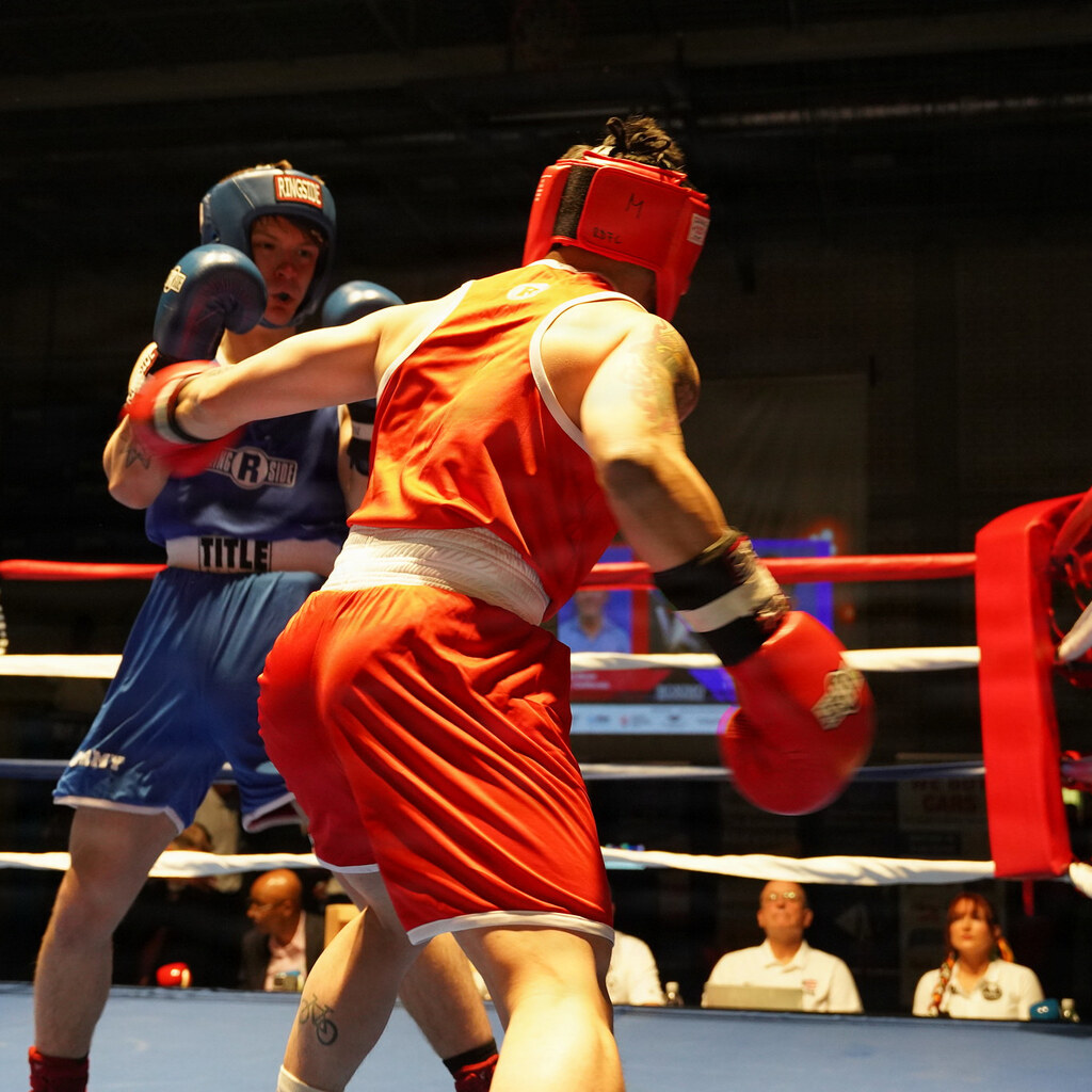Photo of boxers sparring