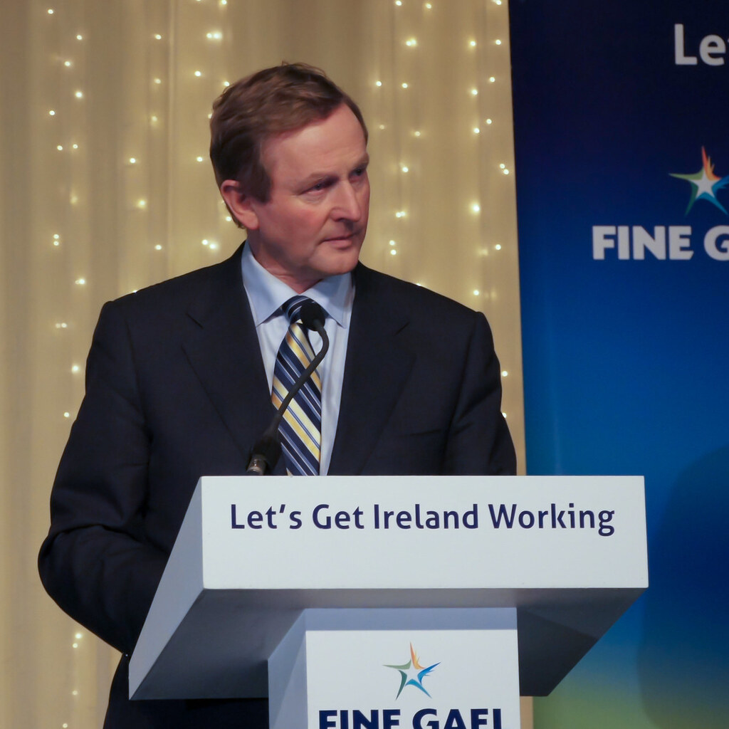 Photo of a man giving a speech