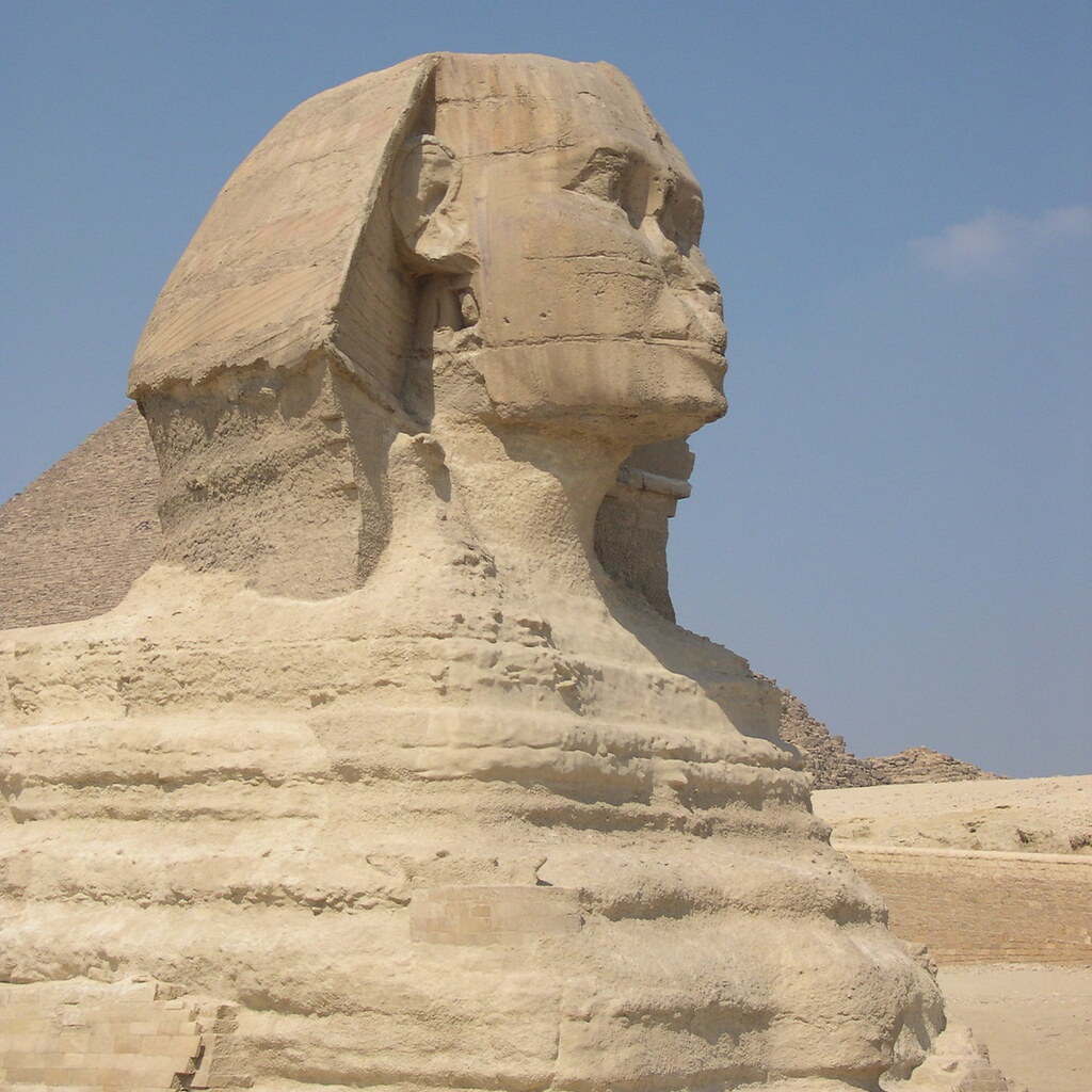 Photo of a sphinx in Egypt