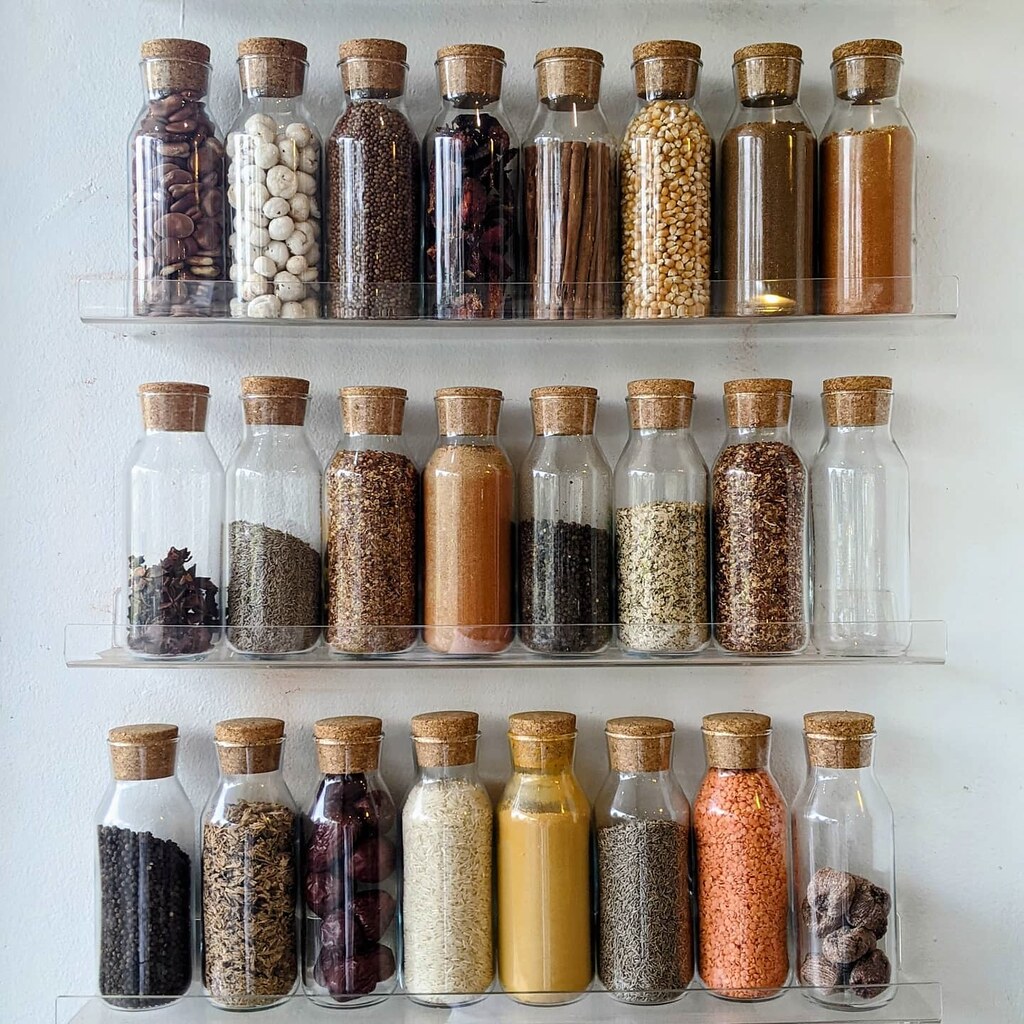 Photo of a spice rack