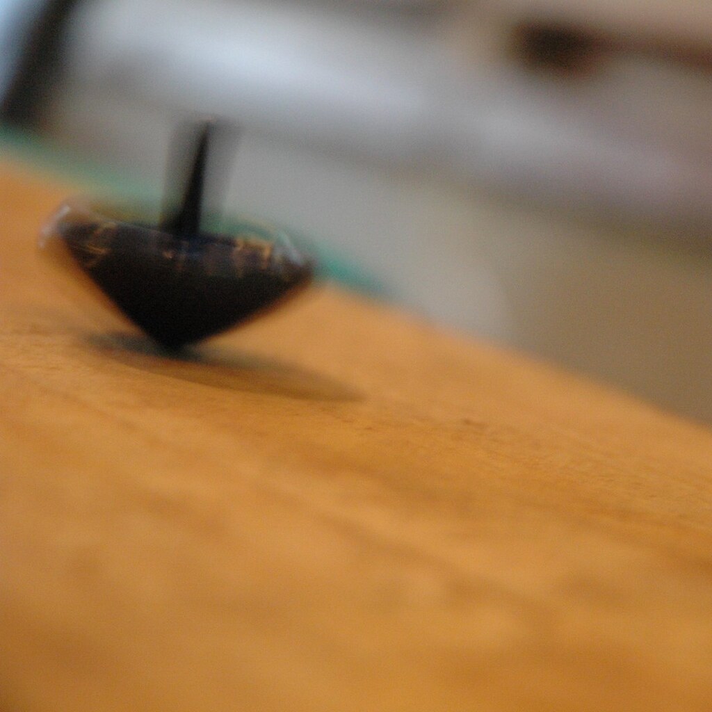 Photo of a spinning top
