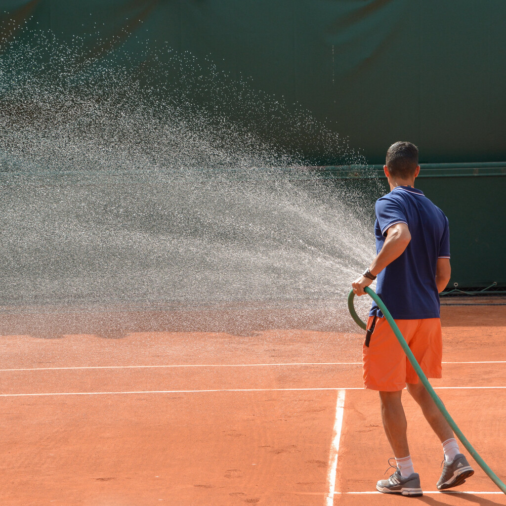 Photo of water being sprayed