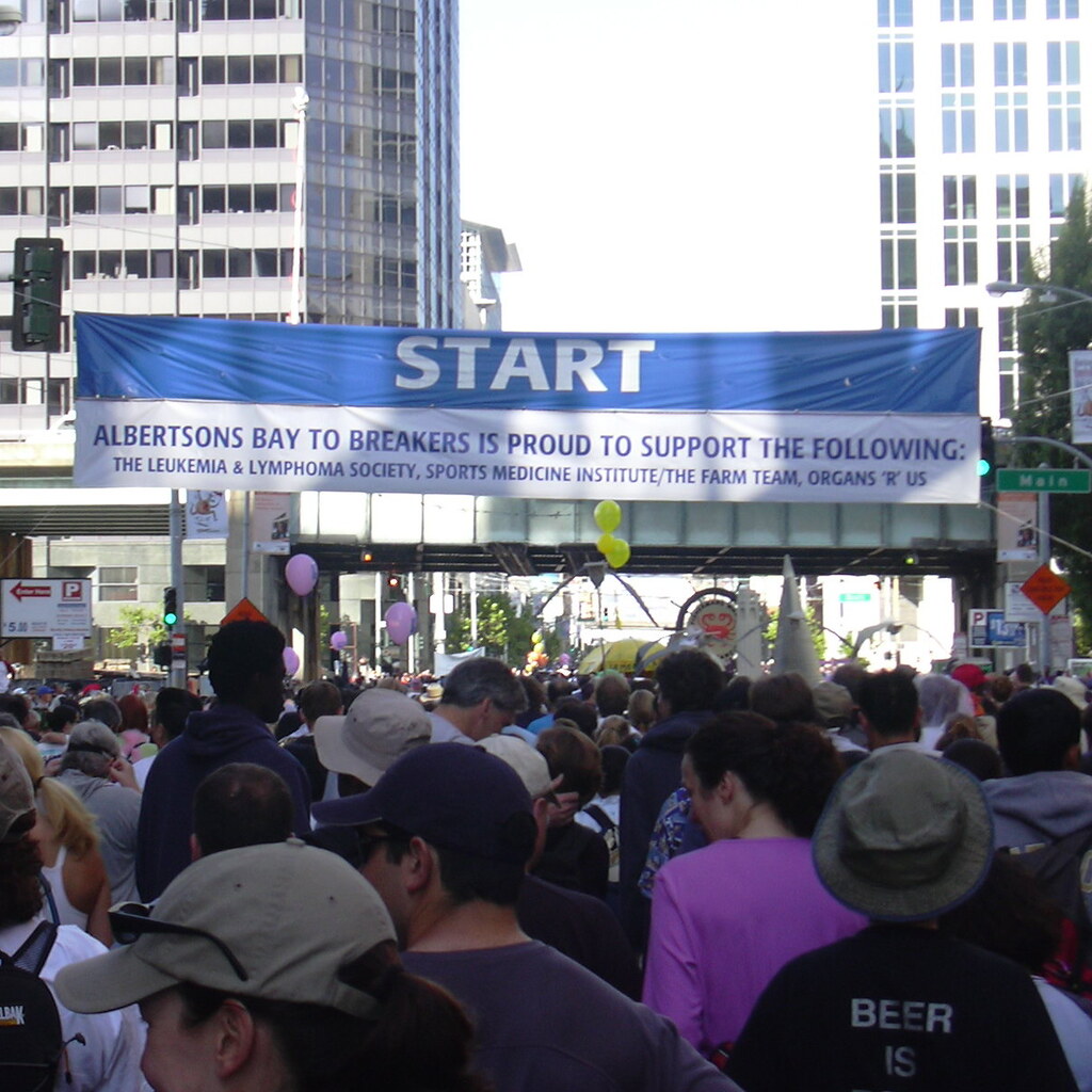 Photo of a starting line