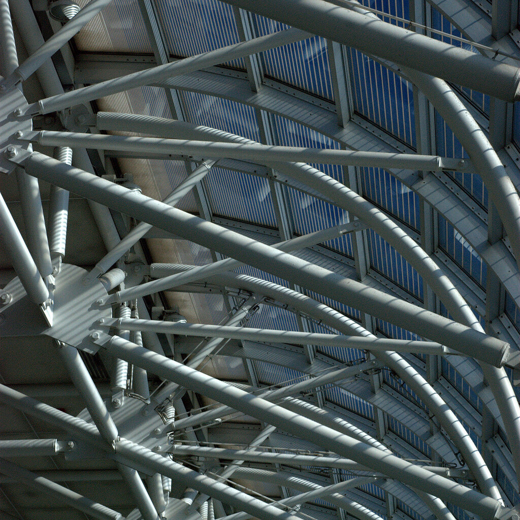 Photo of steel beams