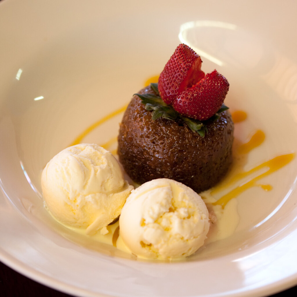 Photo of a sticky date pudding