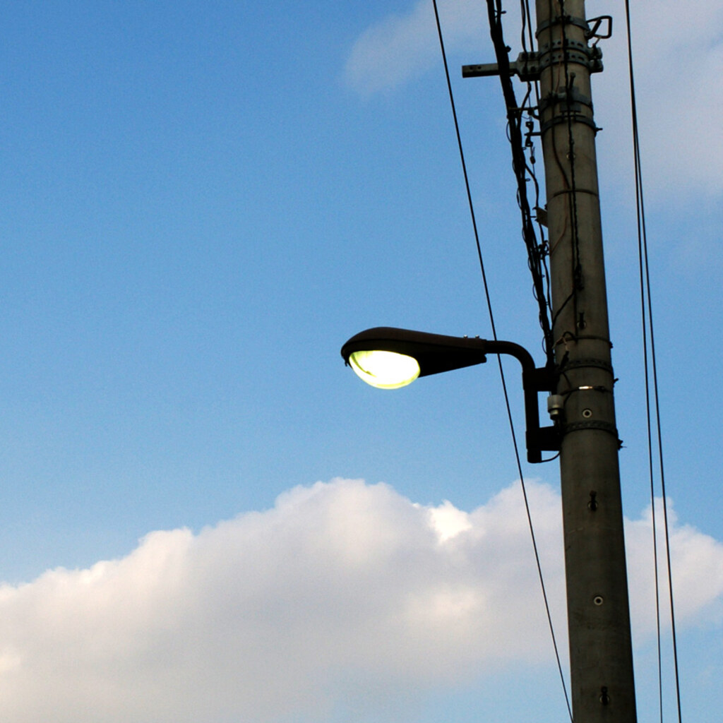 Photo of a streetlight