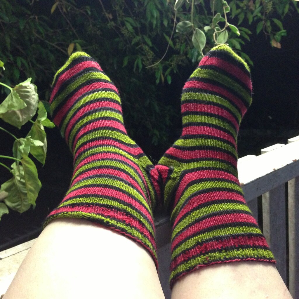Photo of striped socks