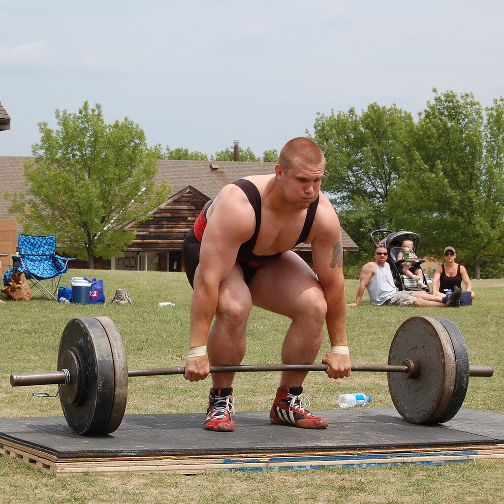 Photo of a strong man.