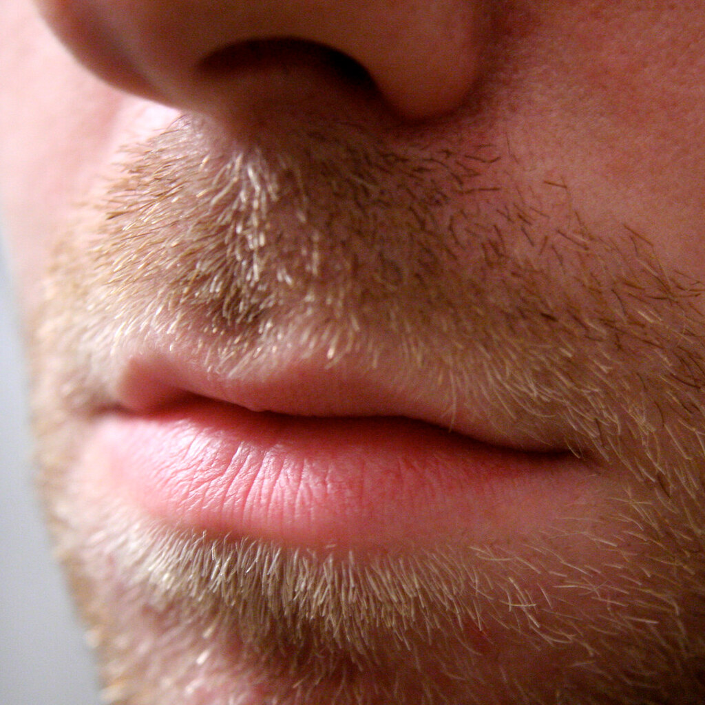 Photo of a man with stubble