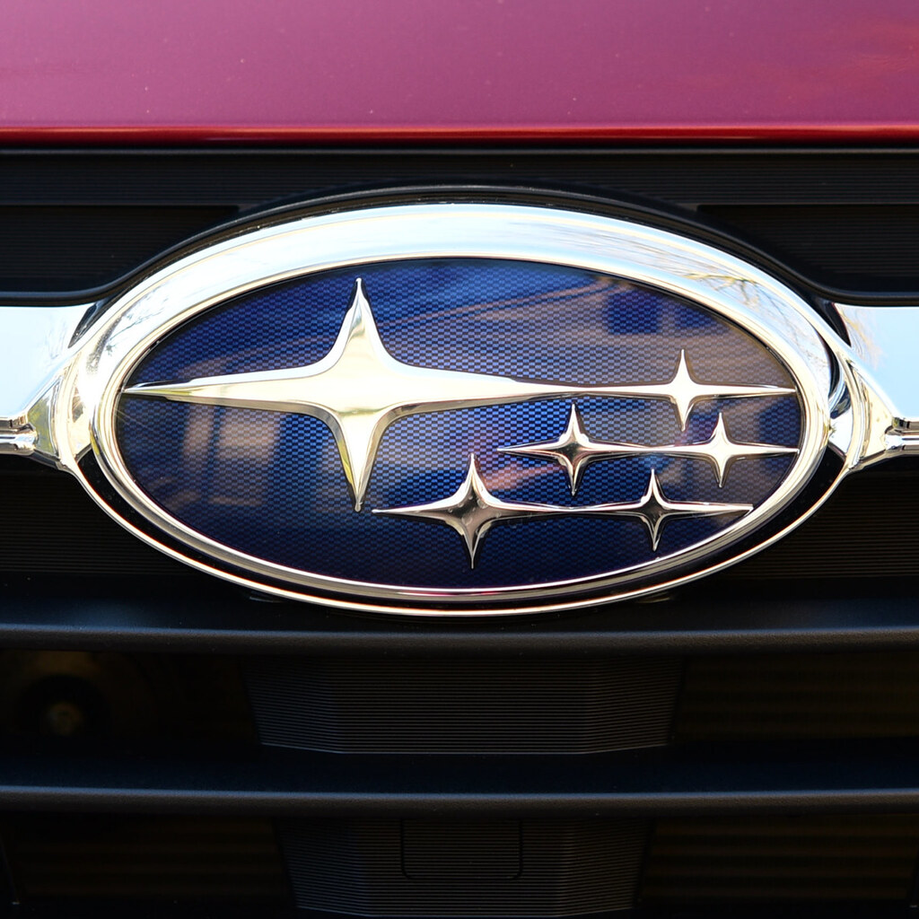 Photo of a Subaru badge