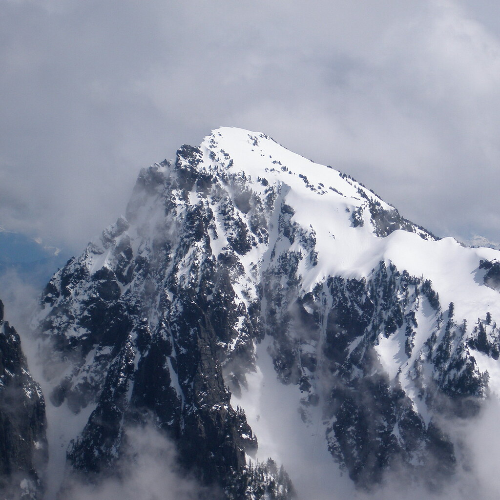 Photo of a mountain summit