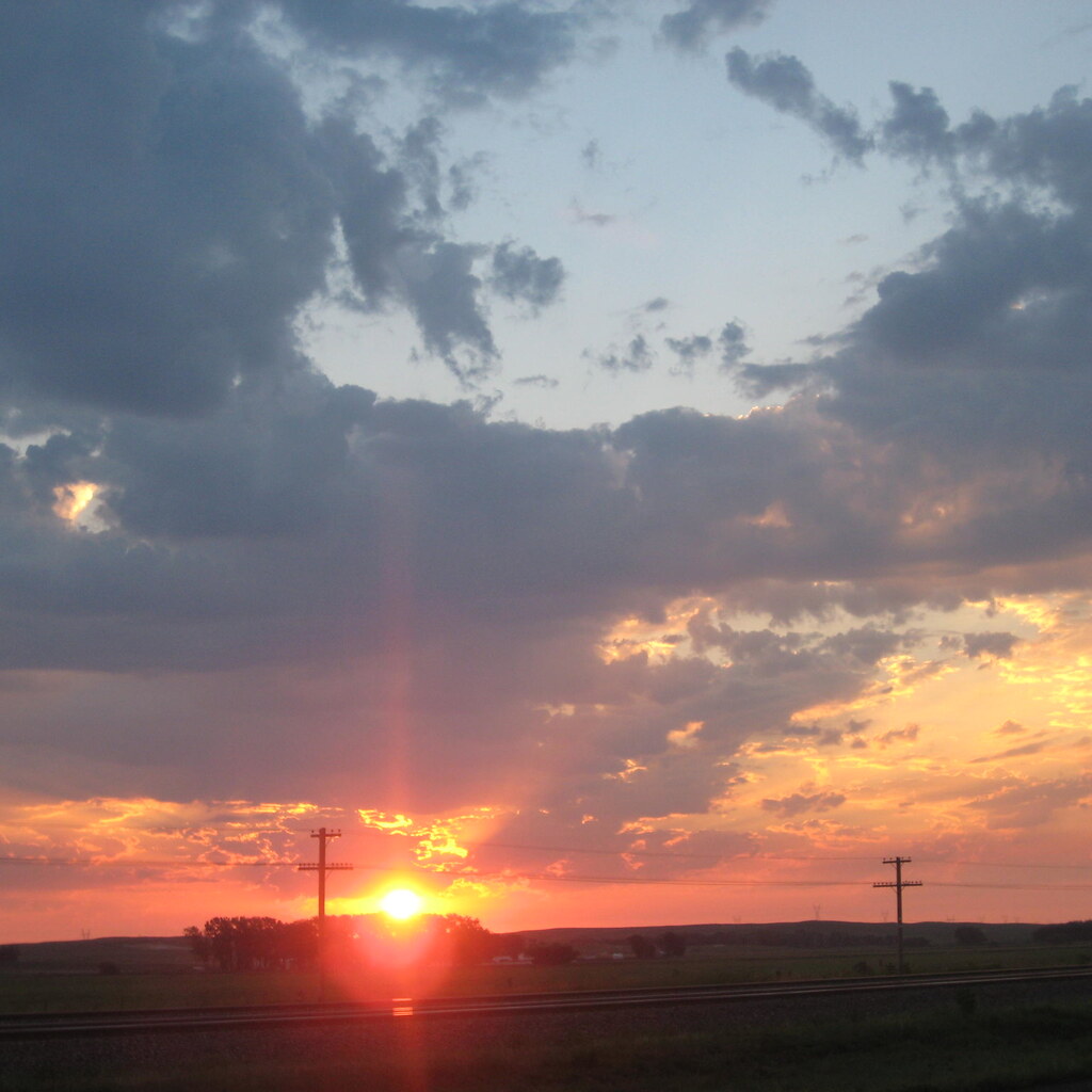 Photo of a sunrise