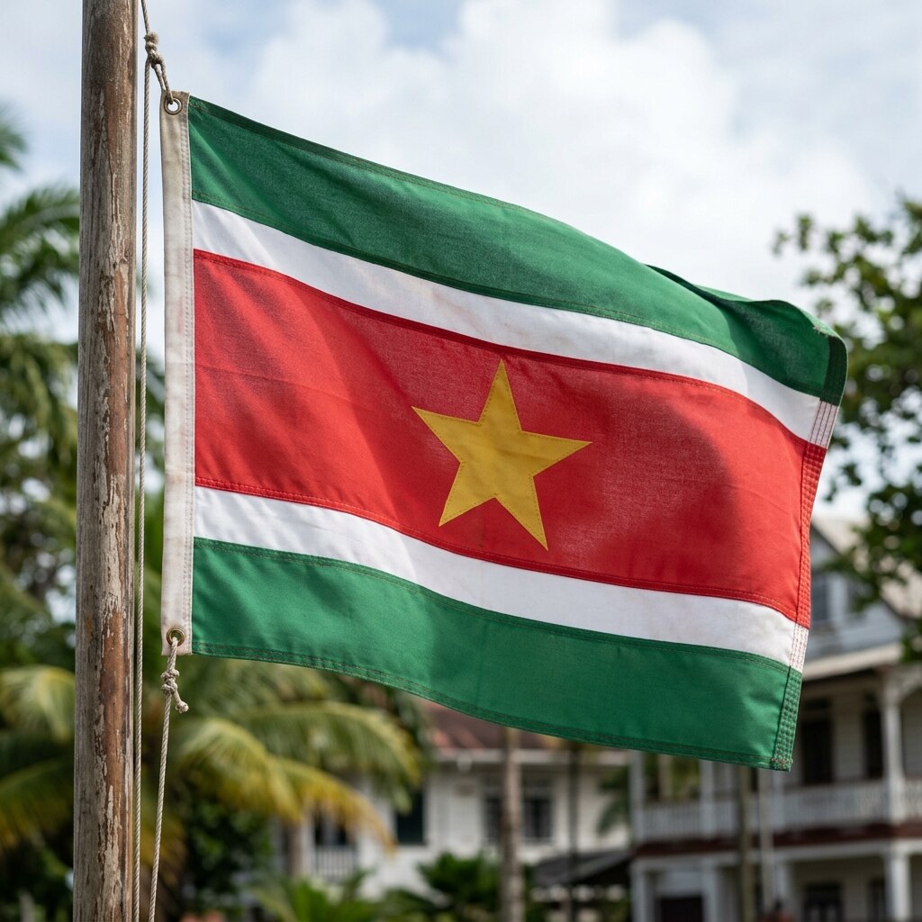 Generated image of the Suriname flag