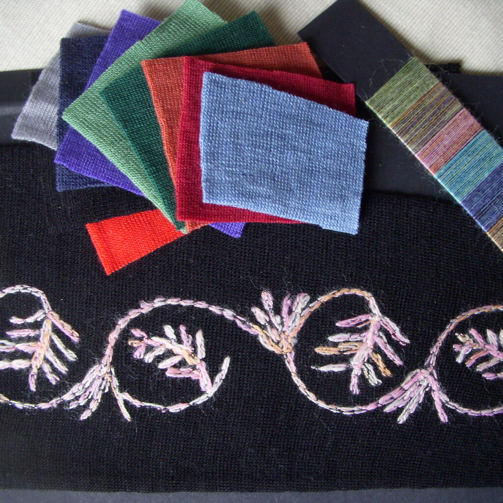 Photo of some fabric swatches