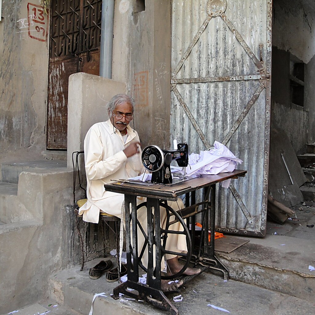 Photo of a tailor