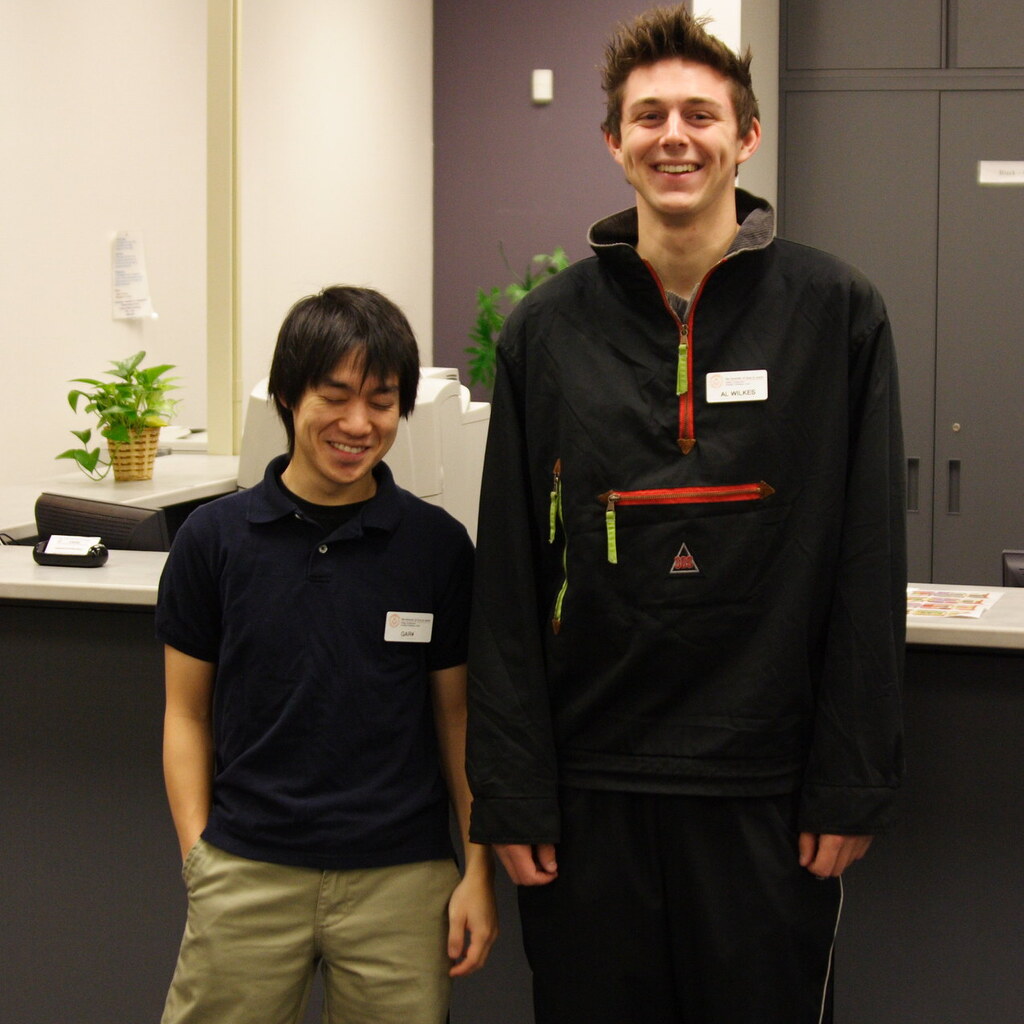 Photo of a very tall man
