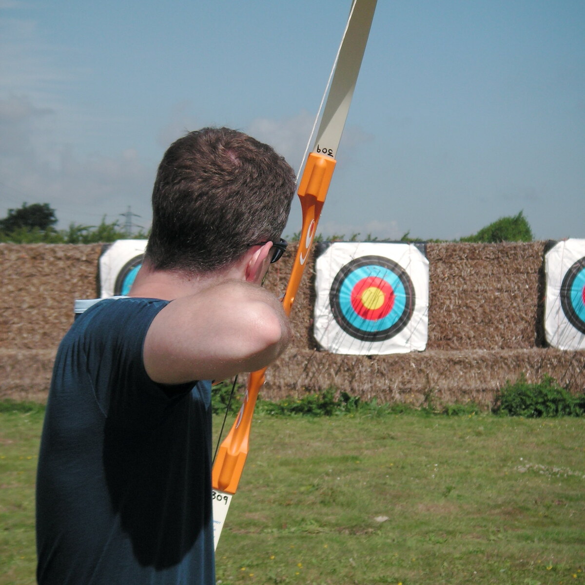 Photo of an archery target