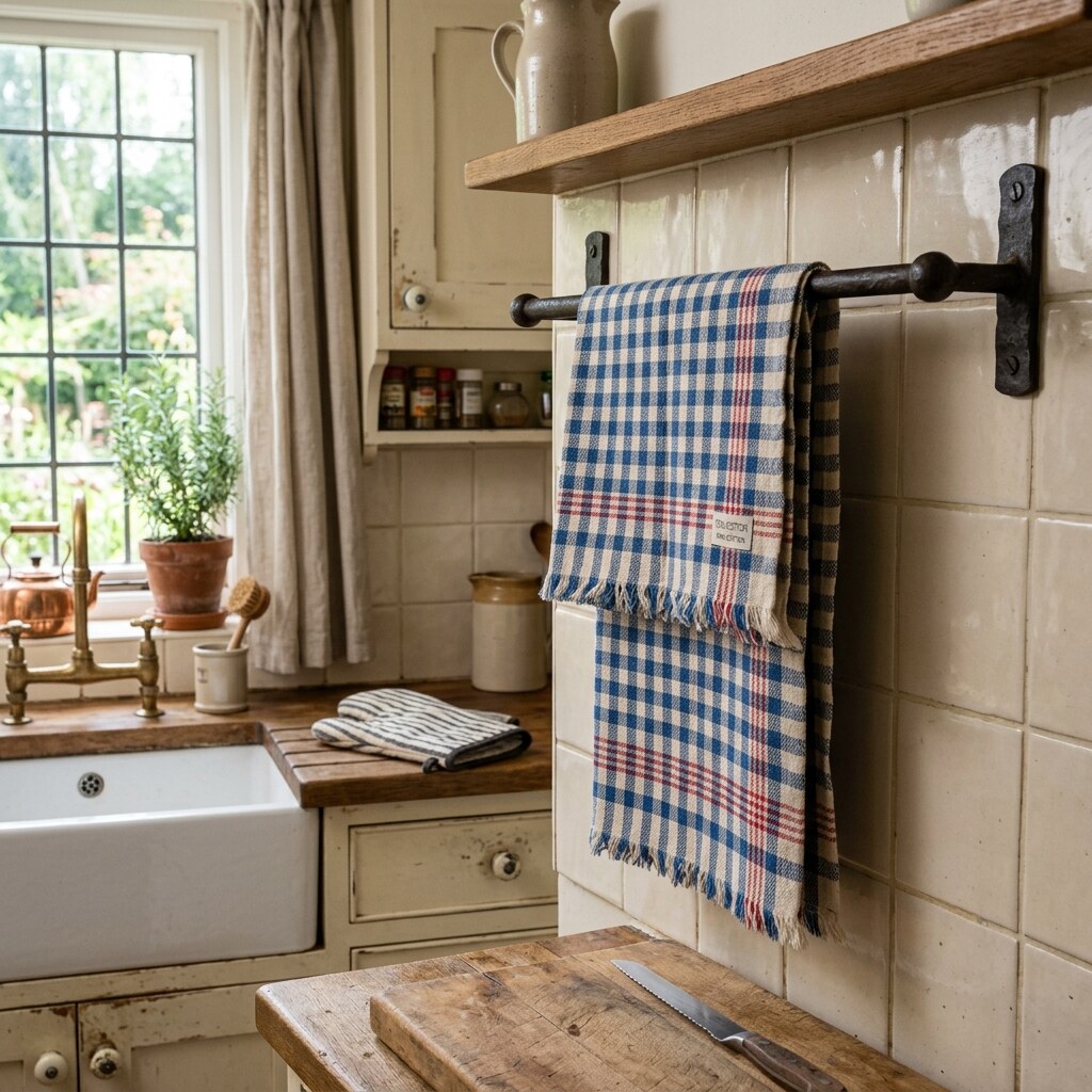 Generated image of a tea towel