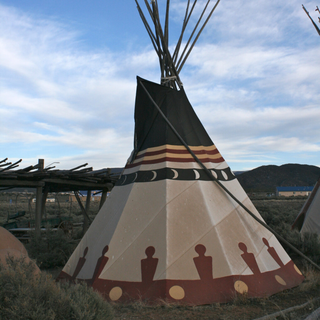 Photo of a teepee