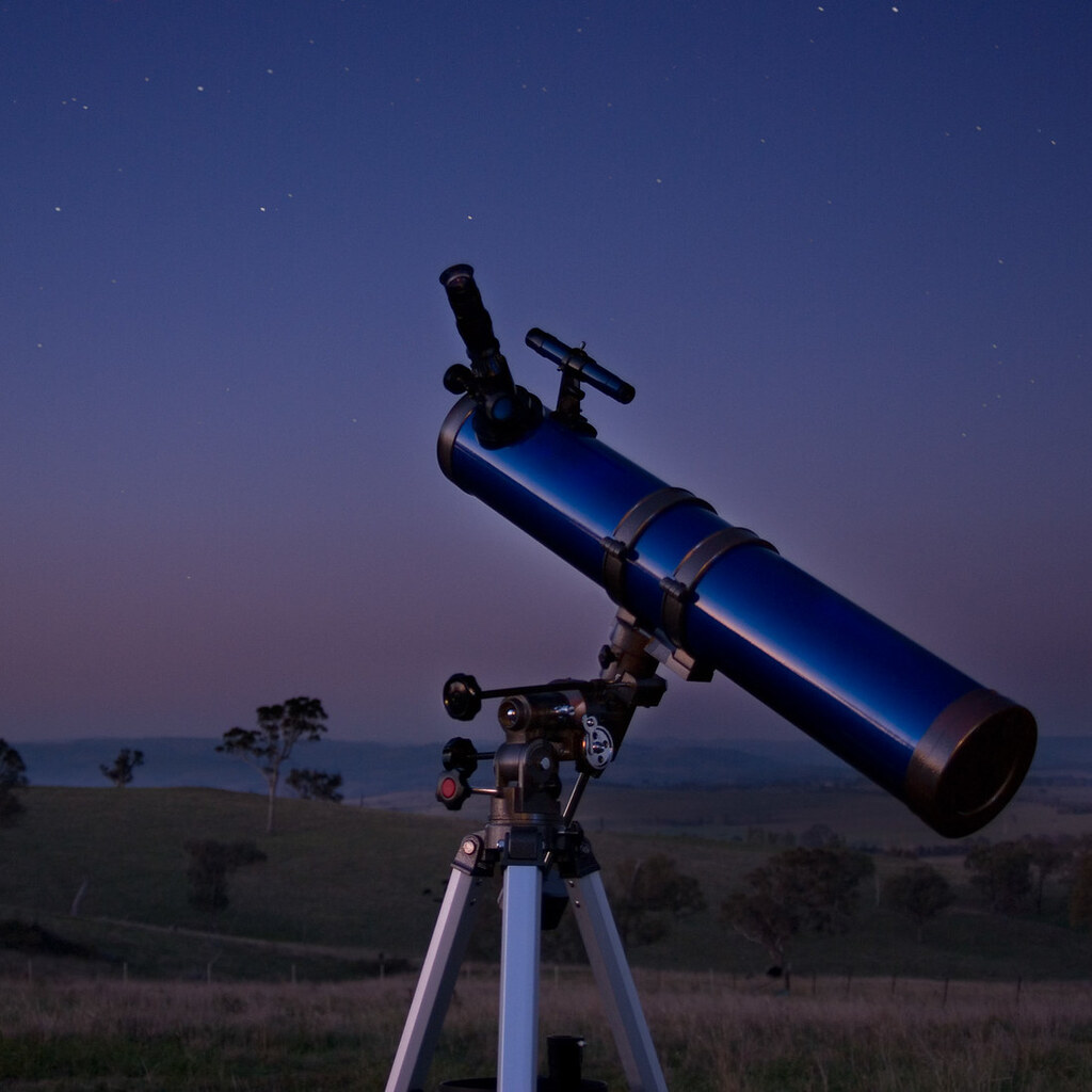 Photo of a telescope