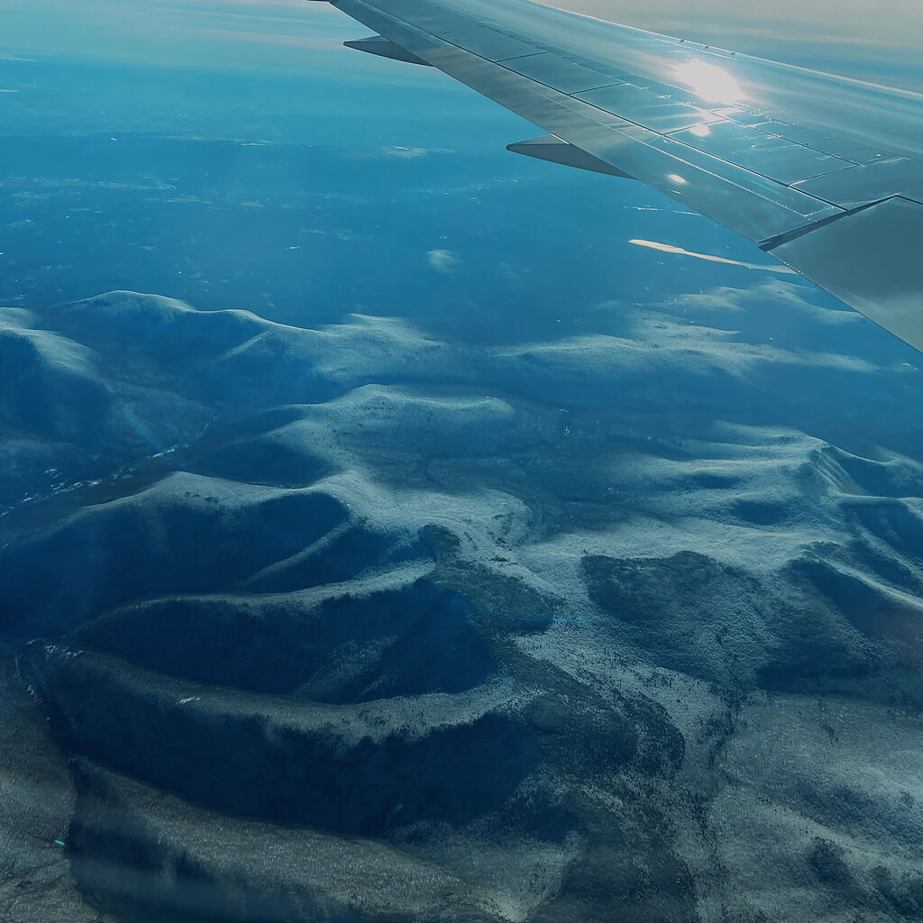 Photo of terrain from an aircraft