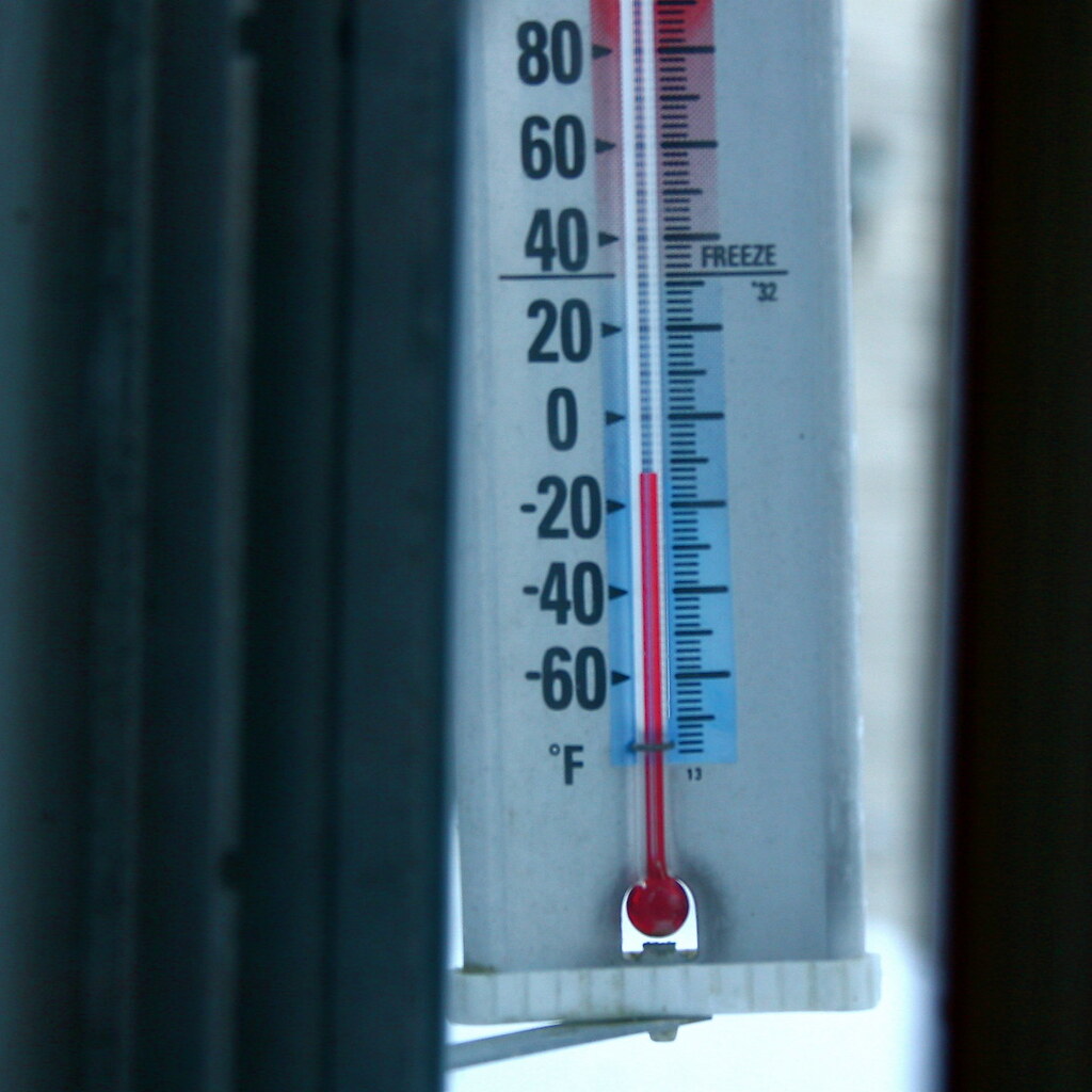 Photo of a thermometer