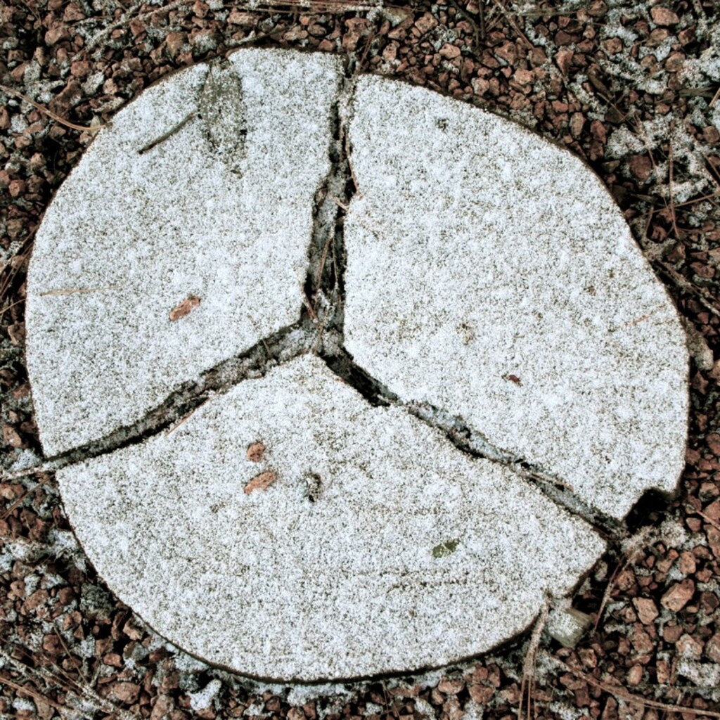 Photo of a circle in thirds