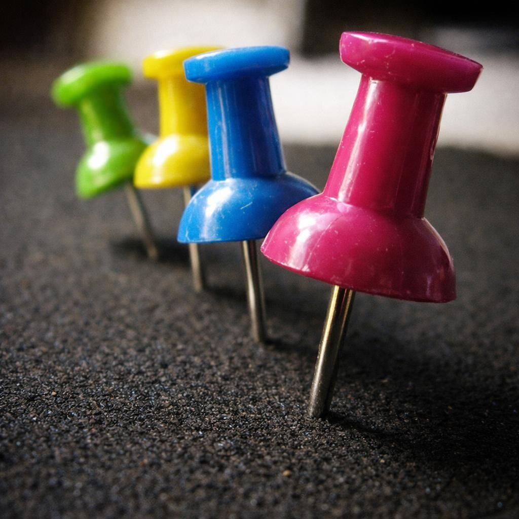 Photo of thumbtacks