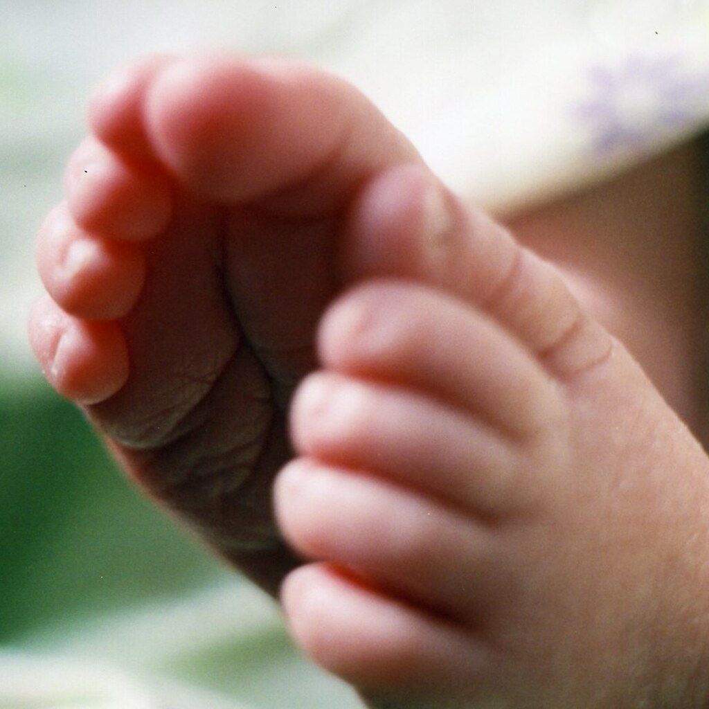 Photo of baby toes