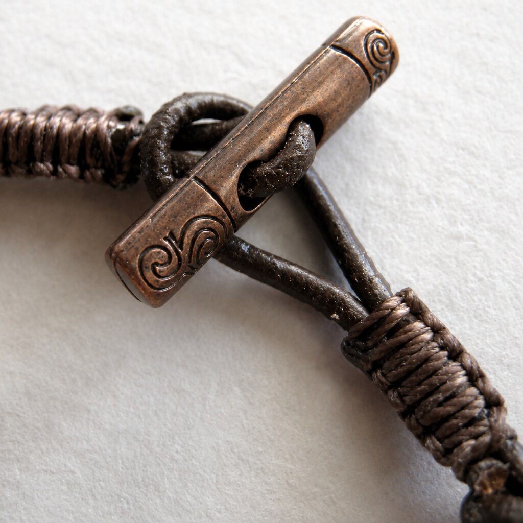 Photo of a toggle clasp