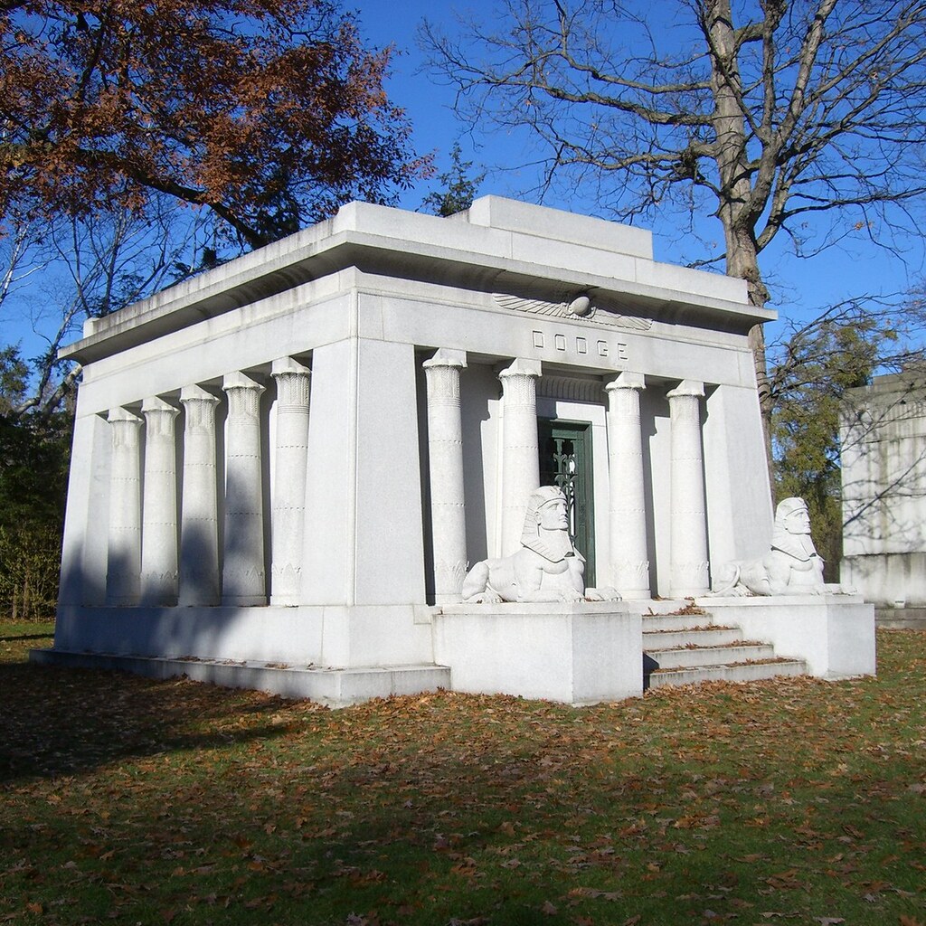 Photo of a mausoleum or tomb