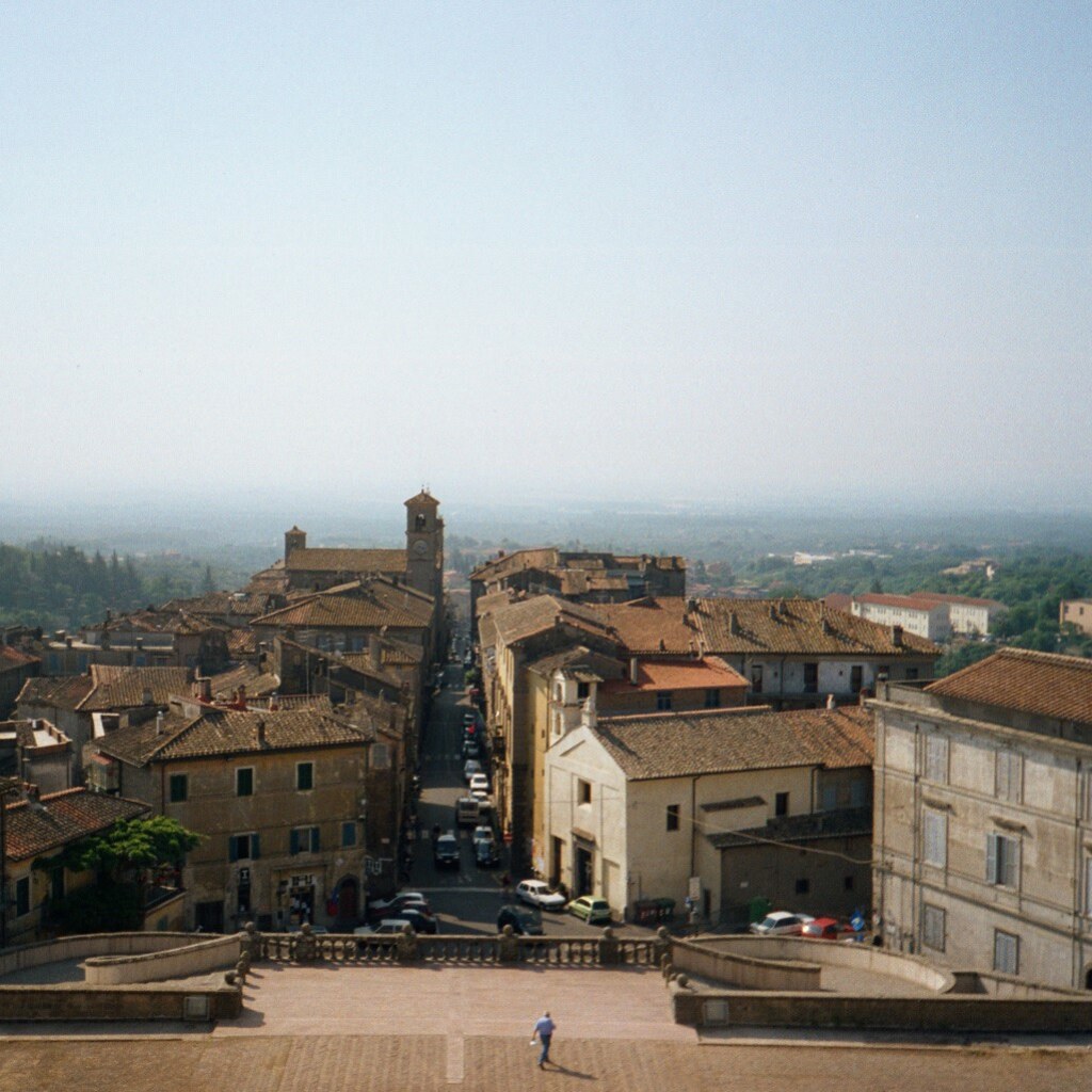 Photo of a town.