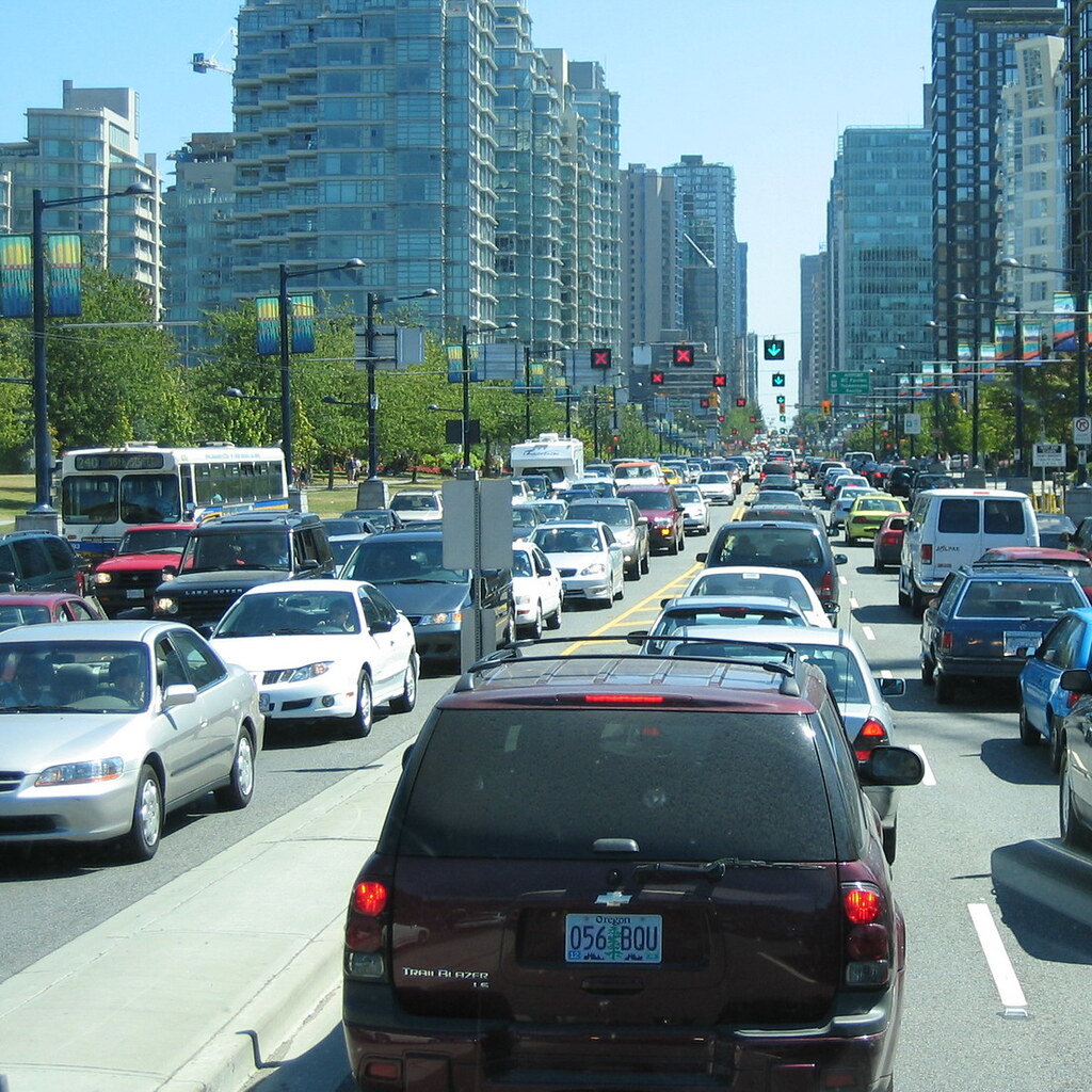 Photo of traffic.