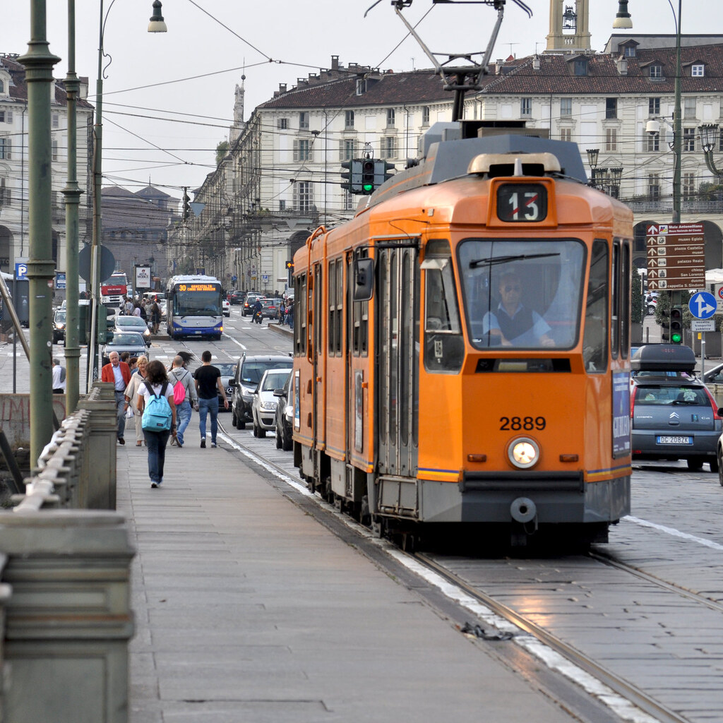 Photo of a tram