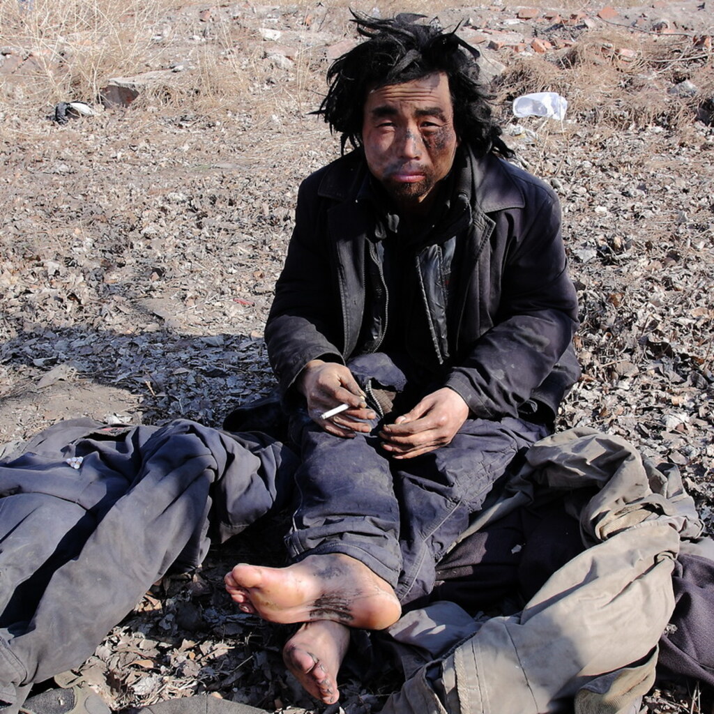 Photo of a tramp