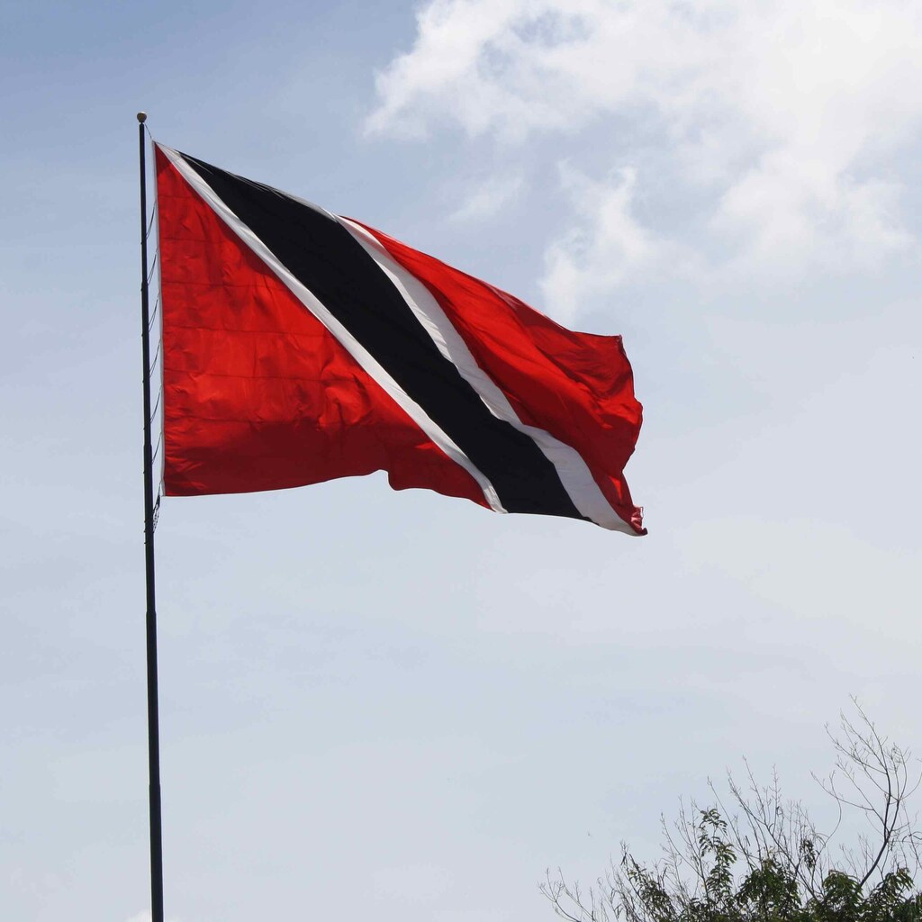 The flag of Trinidad.