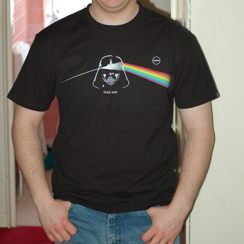 Photo of a man wearing a tshirt