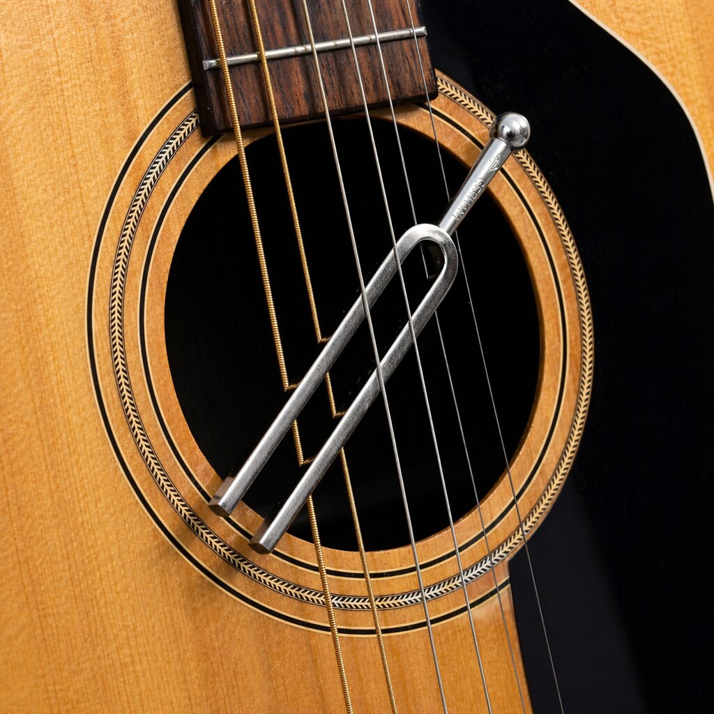 Photo of a tuning fork