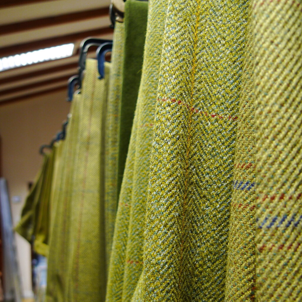Photo of tweed fabric