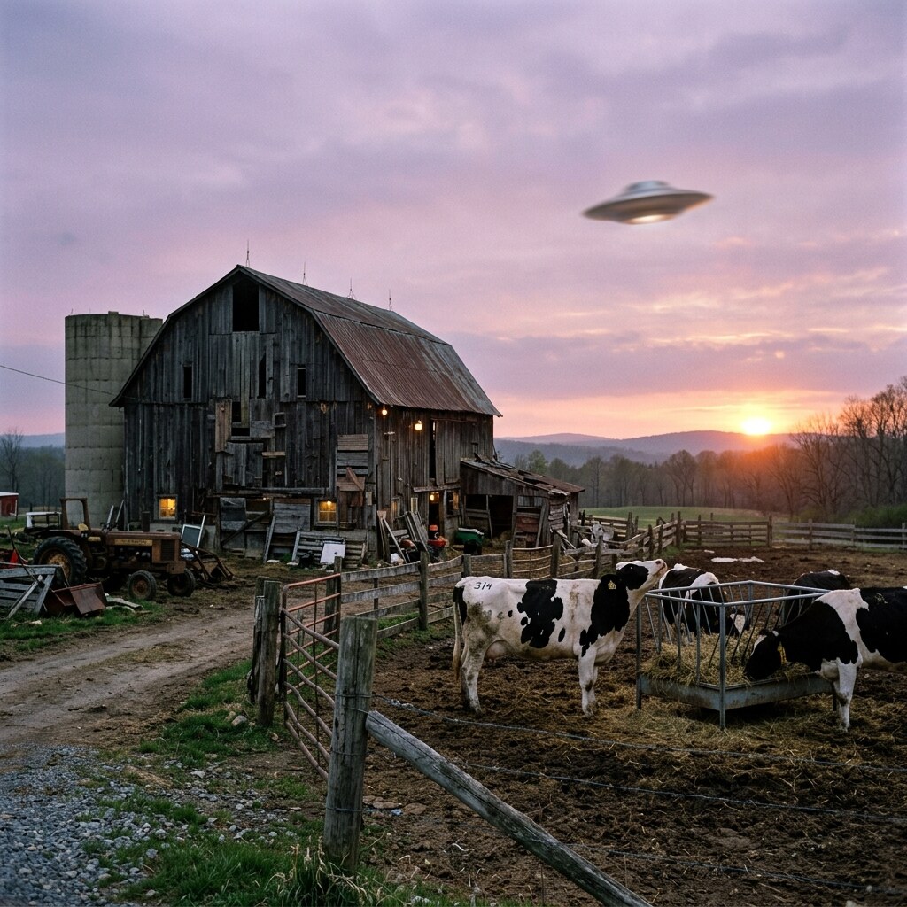 Generated image of a UFO (I couldn't find a good real one)