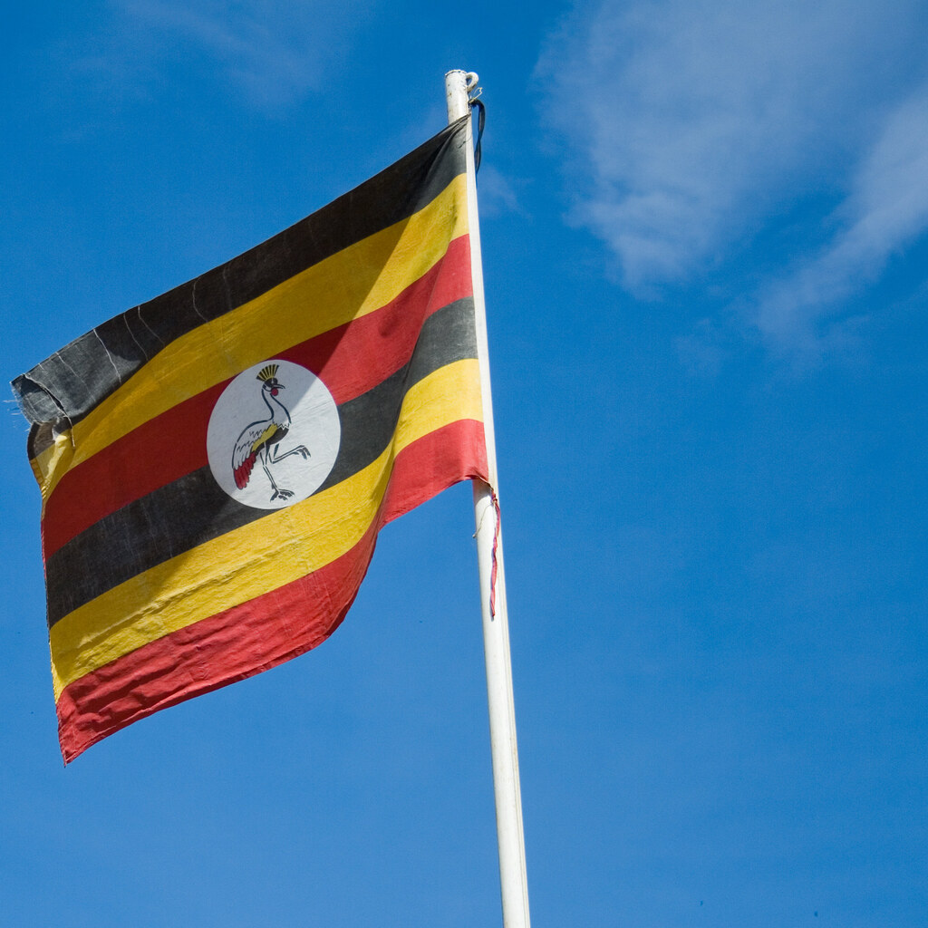 Photo of the Ugandan flag