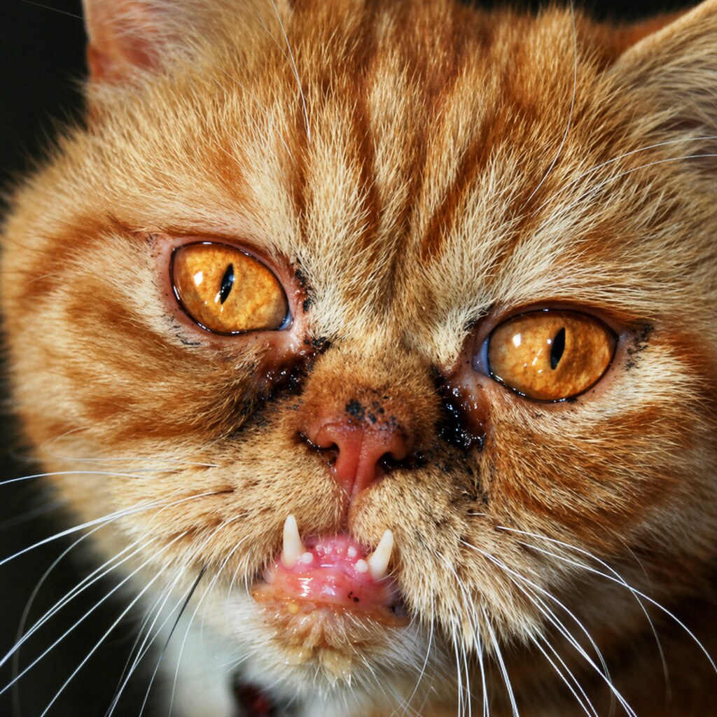 Photo of an ugly cat