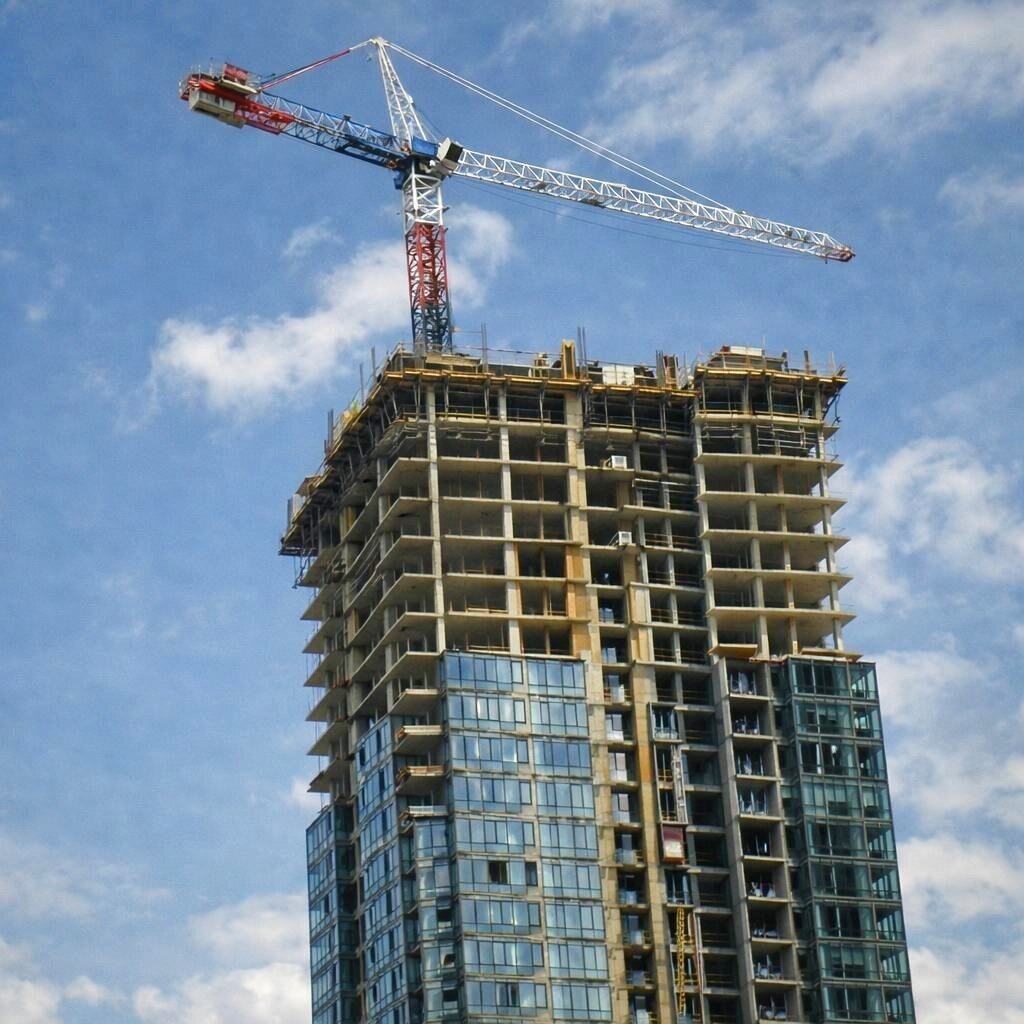 Photo of an unfinished building